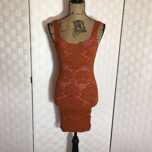 Nwt Free People Lace Medallion Mini Dress Size XS/S - Picture 4 of 9